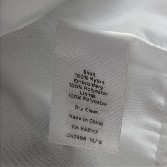 Talbots Skirt Sz 4P Petite Daisy Embellished Pleated Flared Lined 3D Floral EUC - Picture 11 of 14